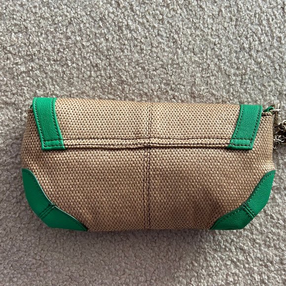 Green and Tan Bag - Picture 2 of 2